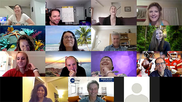 Interactive Virtual Team Building Events via Teams, Zoom and Meet (Featured Image) | Blog Post | Nate Jester | Ace of Illusions